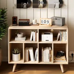 39.5 in Large Record Player Stand with Vinyl Storage & Charging Station, Wood Turntable Stand for 350 Albums, Record Player Cabinet for Bedroom Living Room
