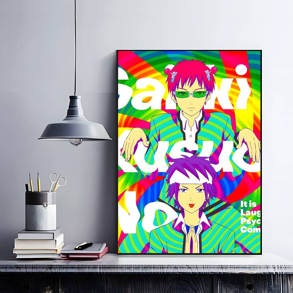Anime The Disastrous Life Of Saiki K Poster HD art sticky wall waterproof home living room bedroom bar aesthetic decoration Anime The Disastrous Life Of Saiki K Poster HD art sticky wall waterproof home living room bedroom bar aesthetic decoration