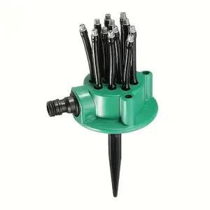 360 Degree Automatic Multi-Head Watering Sprayer Nozzle, Garden Sprinkler Head, Yard Watering Device, Garden Accessories