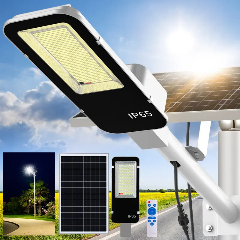 Outdoor Solar Street Light - New, 651 Super-Bright LED Beads, 18000mAh Large-Capacity Battery, Aluminum Alloy Housing, Multiple Installation Methods for Garden, Garage Lighting