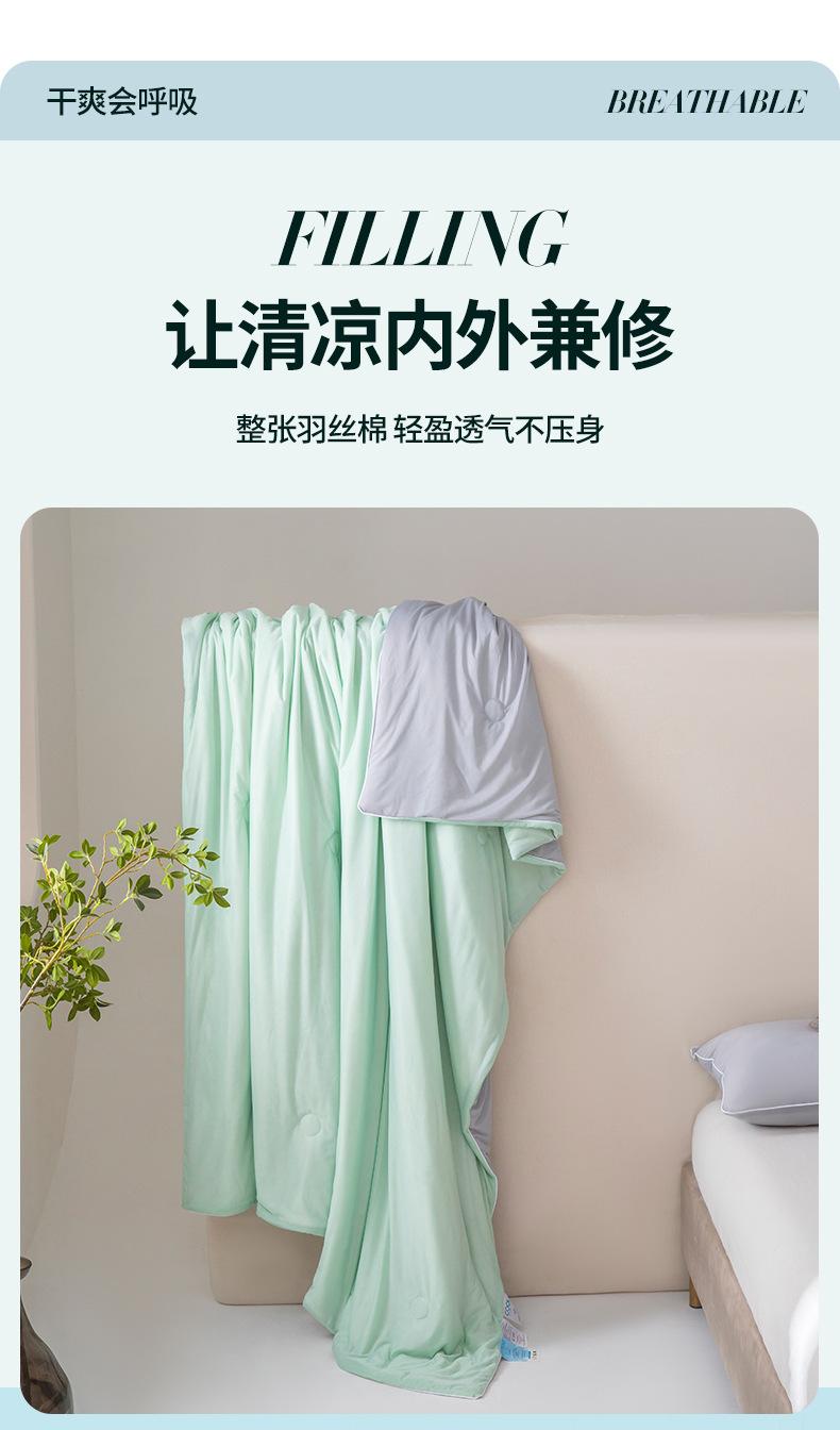 Ice Cream Is Cool, Silk Is Cool In Summer, Quilt Is Solid In Summer And Air-Conditioned Quilt Can Be Machine-Washed, Thin Ice Quilt In Summer.