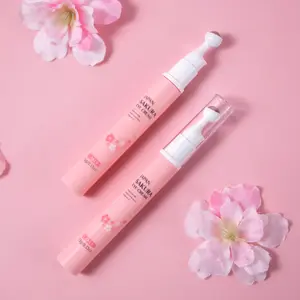 LAIKOU Japan Sakura Roller Eye Cream with Niacinamide & Hyaluronic Acid, Anti Dark Circle Puffiness Fine Lines Under Eye Moisturizer Roller Massager Eye Serum for All Skin Types