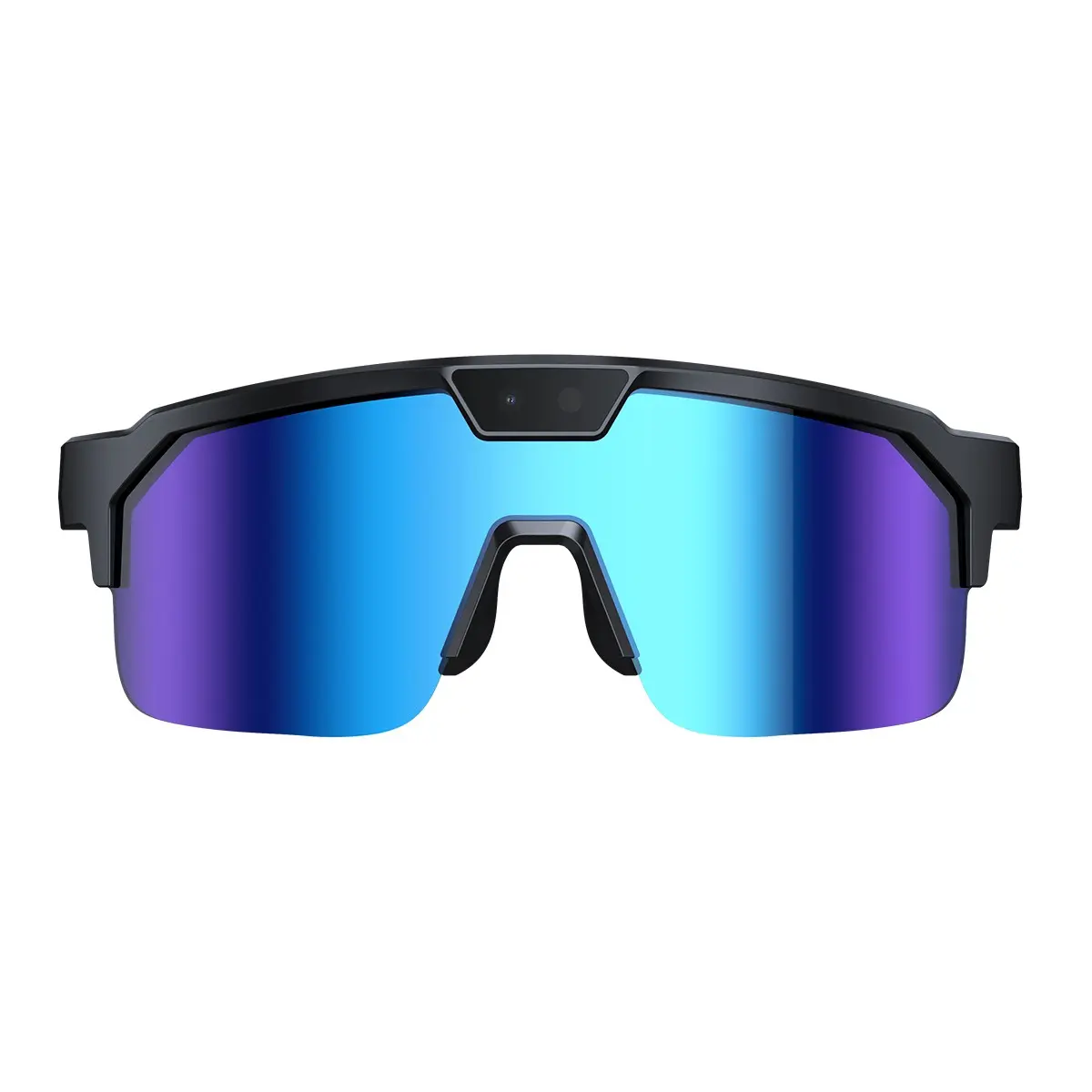 Multi-Functional AI Smart Cycling Goggles, 8MP HD Camera, Bluetooth-compatible, 4GB Storage, AI Translation, Outdoor Running & Riding, AI Glasses, Smart Glasses with Camera, Cycling Camera Glasses