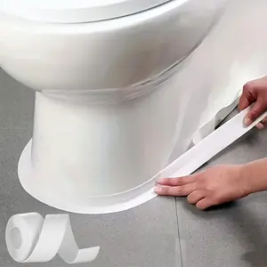 Caulk Tape, Toilet Caulk Strip Waterproof, Traditional Caulking Replacement, Caulking Sealant Tape  Kitchen, Sink, Bathroom, Countertop, Shower, Bathtub Edge Protector (1.5" x 10.5Ft)
