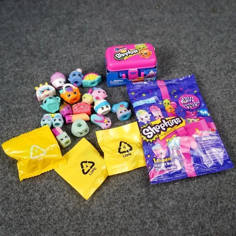 Shopkins Supermarket Mini Figurines Blind Bags Fruits Elfs Miniature Toy Cute Decoration Collectibles Simulation Model  Gifts