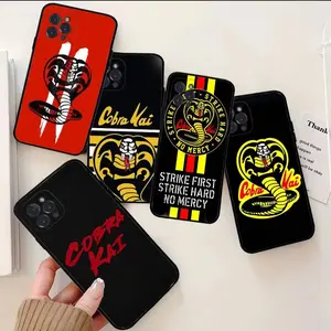 C-Cobra K-Kai Phone Case, Martial Arts TV Series Fan Protective Cover Compatible with iPhone 11-17 Pro Max/Plus & Samsung Galaxy S23-S25