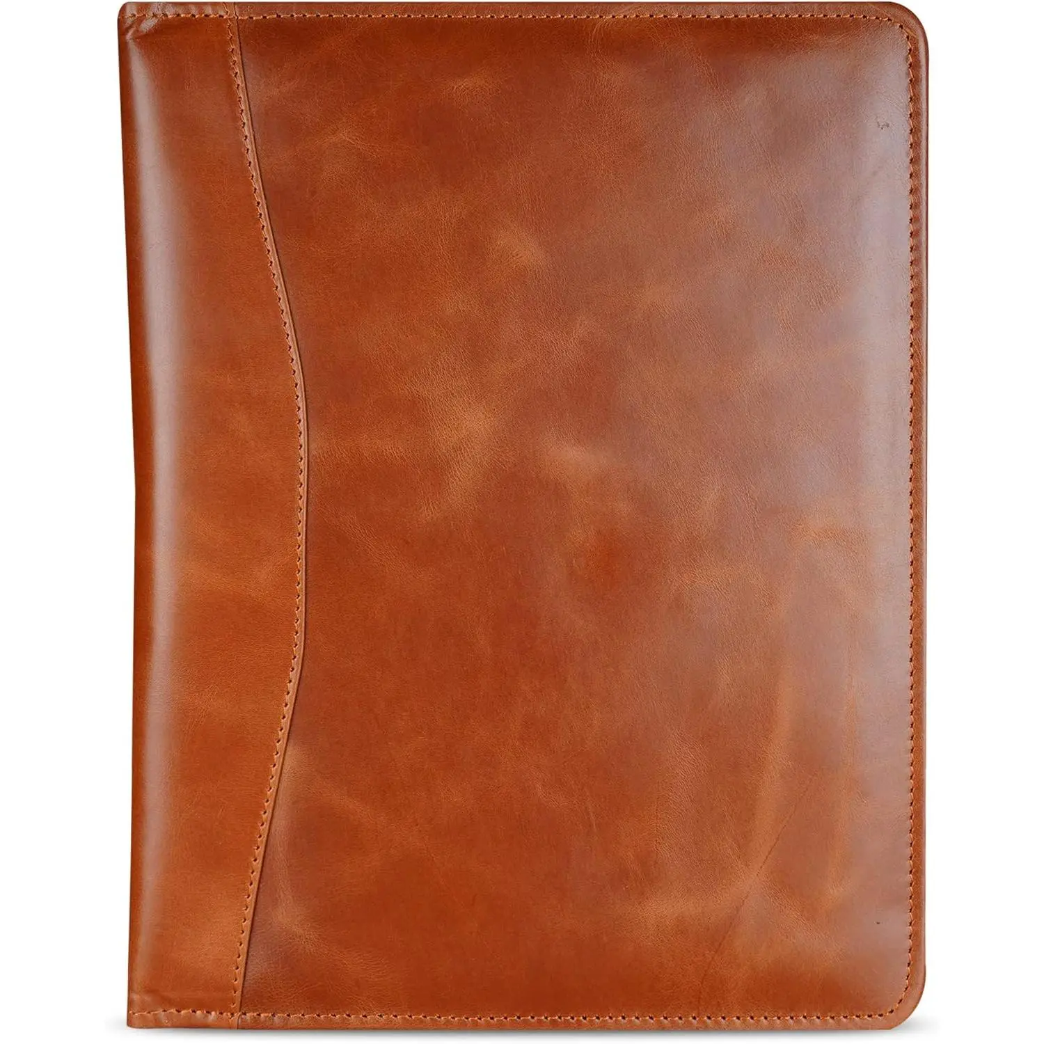 Buffalo Leather Legal Pad Portfolio Organizer with Binder, Brown |  Buffalo Leather Padfolio With Legal Pad Holder, Notebook Binder And Business Organizer For Men And Women, Ideal
