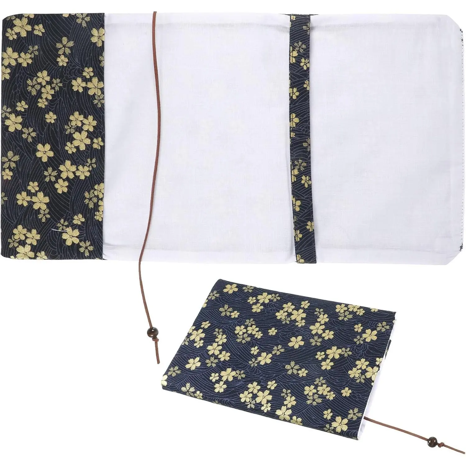 Paperback Book Cover, Adjustable Soft Fabric Book Cover, Books Covers Fit A5 Size 5.5x8.2 Inch Paperbacks for Notebook Journal, Hardcover Protection