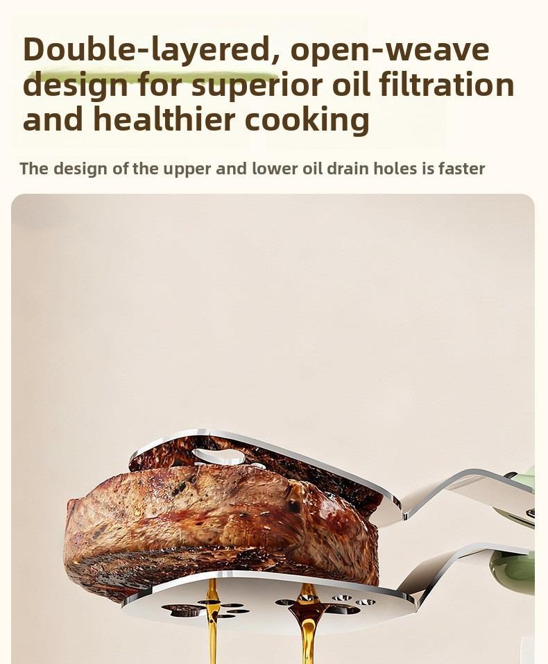 Stainless Steel Bear Pancake Griddle Clip Multifunctional Kitchen Tool for Frying Eggs, Fish, and Steaks