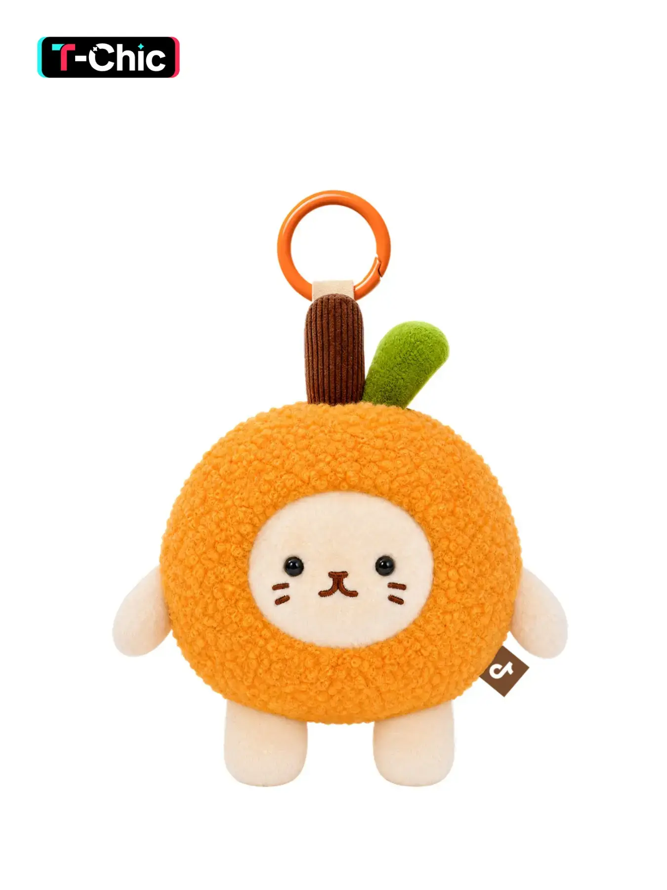 Hajimi Meme Orange Plush Keychain