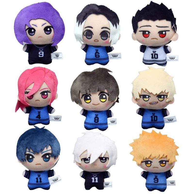 Blue Lock Plush Toy Set Full Characters Cute Stuffed Dolls Anime Collectible Gift for Fans Kids