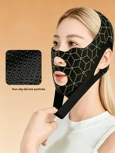 High-End Facial Lifting Band, Dual-Layer Non-Slip Particles, Chin Improvement, V-Face Tightening, Anti-Gravity Mask for Men and Women