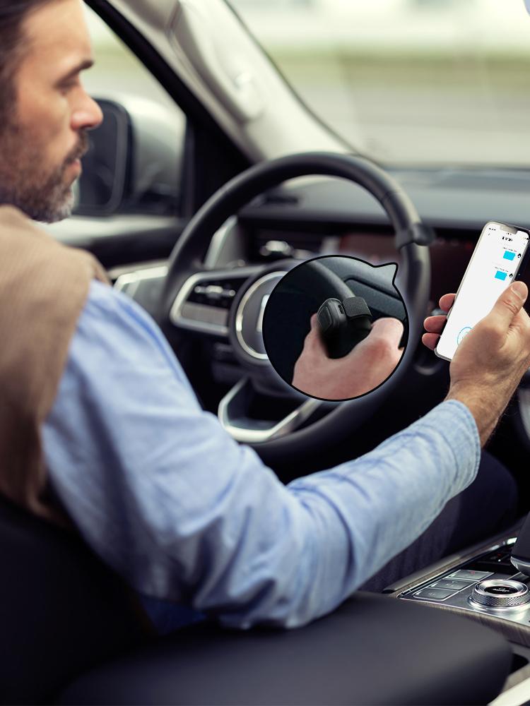 TIDRADIO Wireless PTT (New) Pushbuttons for Phone APP Replaceable Wireless ProgrammerAdaptable to many models UV-5R