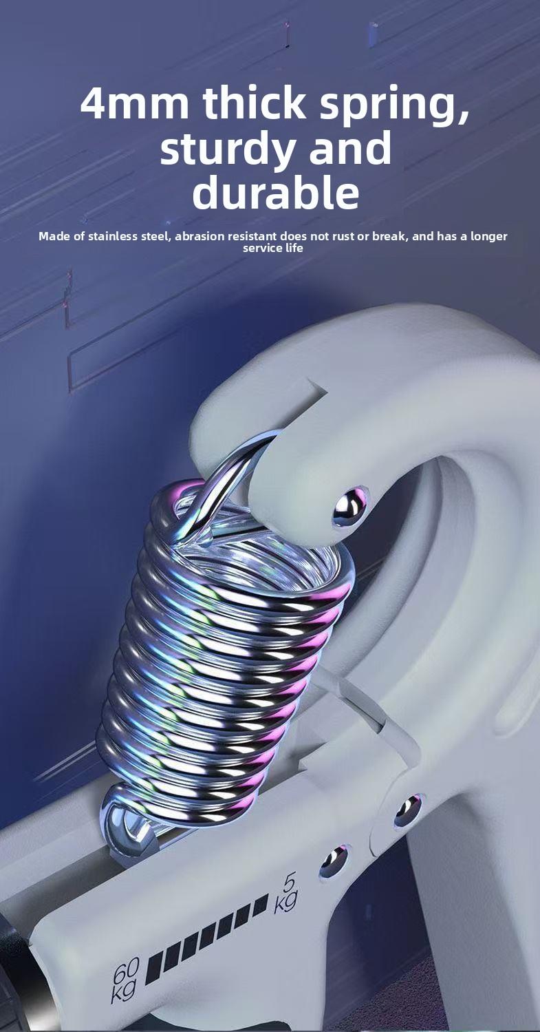 Adjustable R-Type Grip Strength Trainer with Counter – Hand & Wrist Exerciser