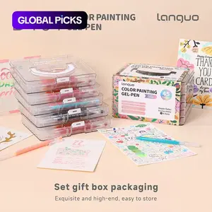 Large Capacity Gel Pens Set, Specialty Pen, Strong Coverage, 0.6mm Tip, Ideal for Diary Notes, School Gifts, Drawing, Marking, Postcards, Greeting Cards, DIY Projects #GLOBAL PICKS