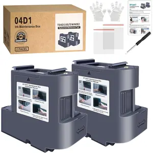 04D1 Ink Maintenance Box, 2Pack Compatible with ET-15000 ET-3760 ET-3850 ET-4850 ET-4760 ET-3750 T04D100 ET15000 ET-4750 ET-3830 ET-3843 ET-5150 ET-2980 ET3760 ( Ink )