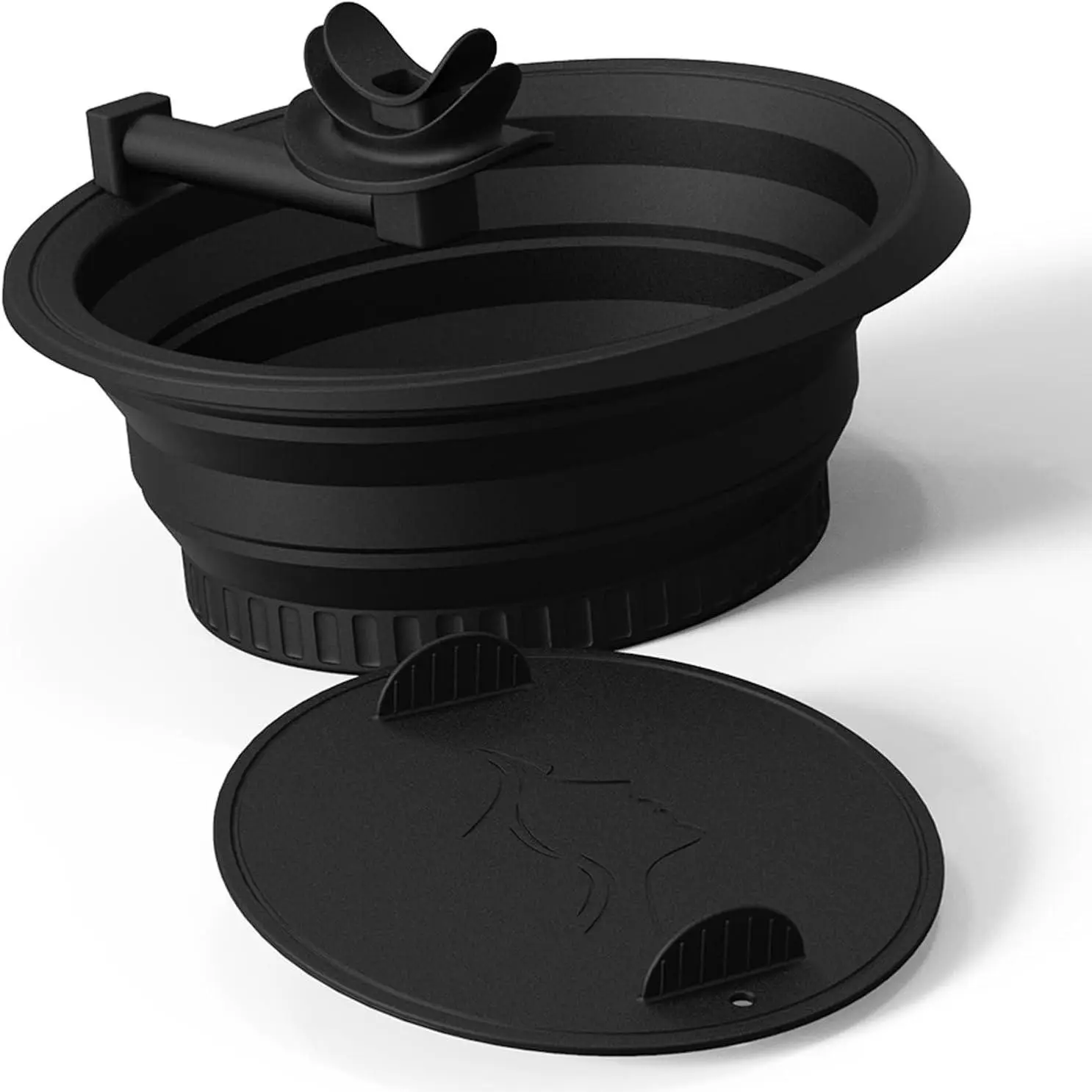 Portable Silicone Cold Immersion Bowl with Straw, Skin Care Tools, Ideal for At Home Facial, Facial Swelling Relief and Pore Tightening, Home Spa, Travel Skincare and Lightweight