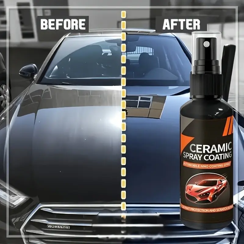 Ceramic coating | Nano auto paint protection and repair spray, easy to use, durable and windproof.