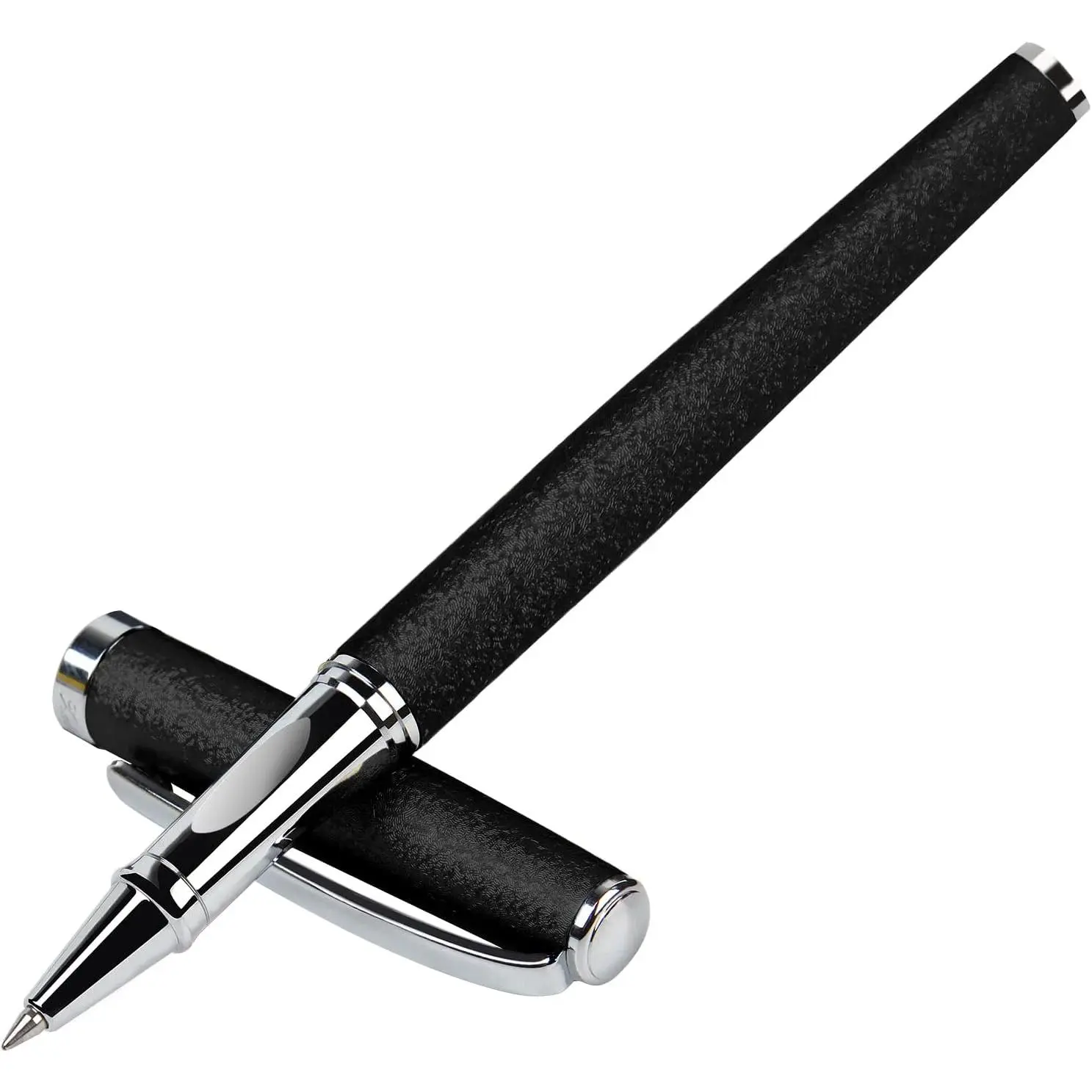 Nice pens,luxury pen with cace,fancy pens Ballpoint Pen Smooth writing experience stylish design effortless writing executive pen- Box with 0.5mm Black 2 Extra Refill (Black)