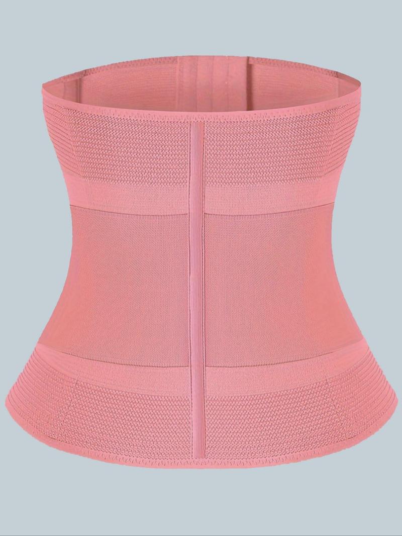 Women's Solid Color Hook & Eye Front Shapewear Belts, Casual Comfy Breathable Shaper, Ladies Shapewear for Daily Wear, Breathable Waistband, Corset Waist Trainer, Womenswear