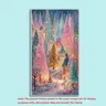 1pcs 5D DIY diamond painting kit, 5D diamond art set, Diamond art tools, DIY decoration, Dreamy Forest Village diamond painting kit full round diamonds DIY, mosaic, diamond art, DIY art home decoration, Wall Art Painting, Handicraft