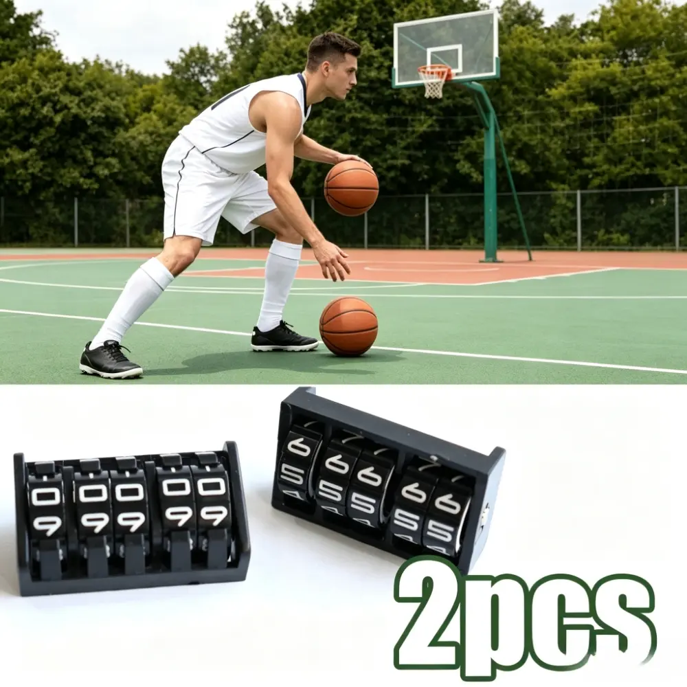 The 2 pcs scorer is suitable for recording scores in various basketball matches, providing clear score presentation for the field, and is a practical recording tool in basketball