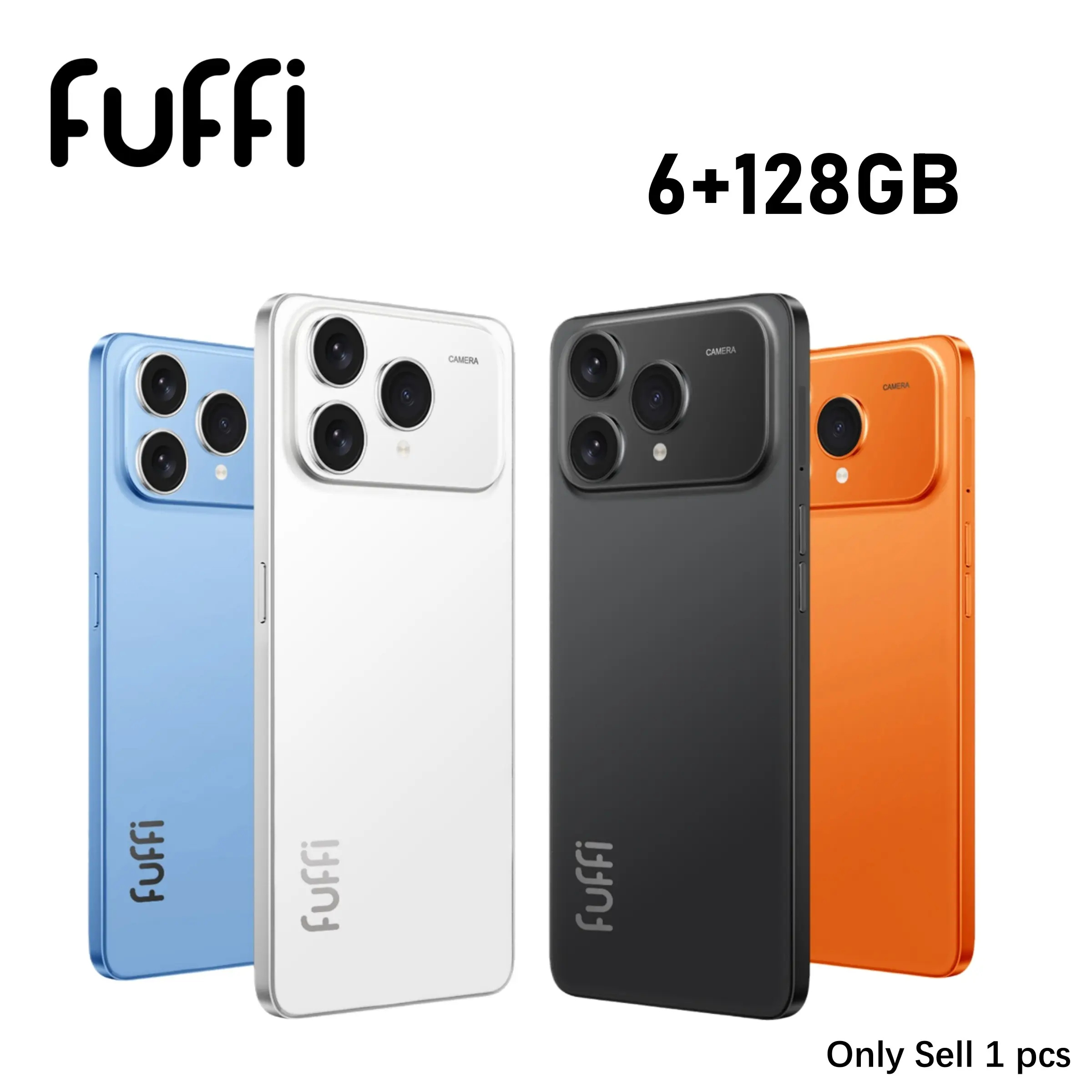 FUFFi-M17 Pro Smartphone, 6+128GB ROM, 6.53-Inch Screen, Dual Sim Card Slots, Octa-Core Processor, Android Os, 4G Network, 4000mah Battery, Cellphone
