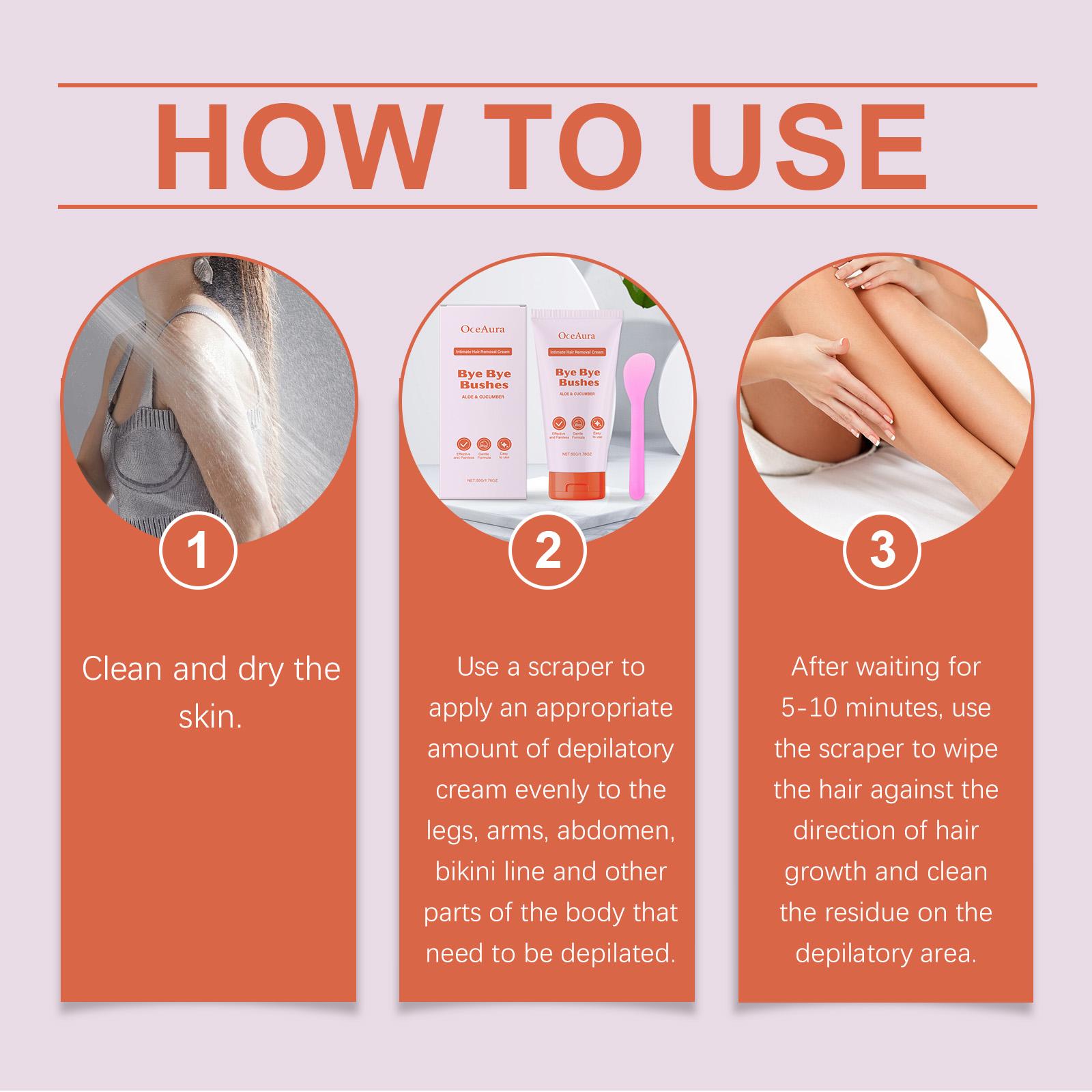 Gentle Hair Removal Cream, Moisturizing Hair Removal Gel for Face, Body, Underarm, Legs, Arms, Hair Removal Product for Women & Men, Body Care Products