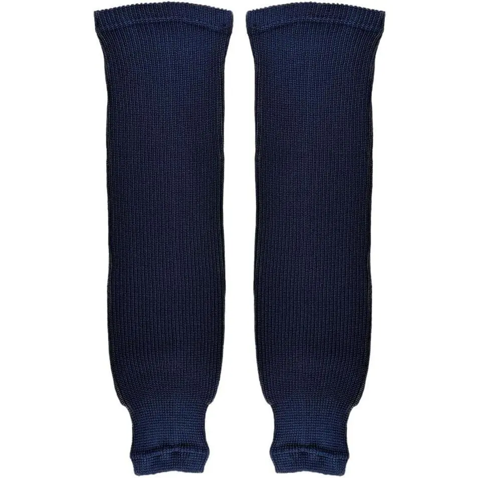 Pro Weight Solid Color Knit Hockey Socks - Youth and Adult Sizes, Thick and Durable