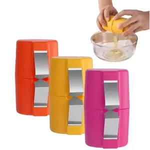 Egg Topper Cutter Tool & Egg Cracker Tool - Pack of 3, Kitchen Gadgets for Eggs, Handheld Egg Slicer - Utensils, Cover,Random Color.