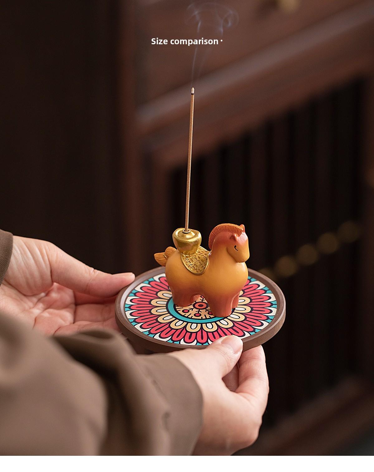 Incense Stick, Decor & Incense Burner, Home Odor Removal, Desktop Ornament, Aromatherapy Burner