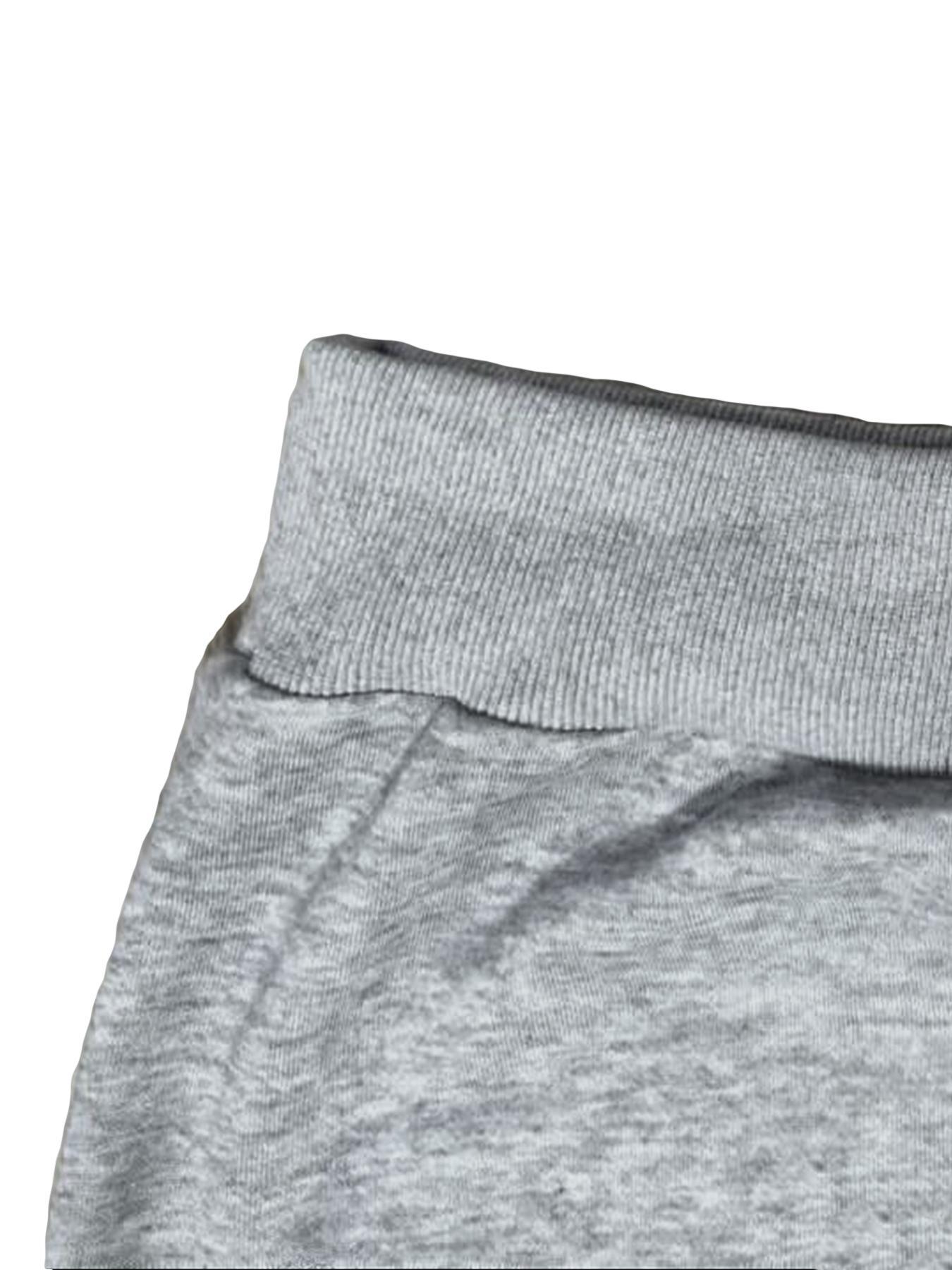 Women's Letter & Number Print Drop Shoulder Fitted Sweatshirt & Drawstring Waist Sweatpants Two-piece Set, Casual Fashion Cozy Breathable Two Piece for Daily Wear, Ladies Spring & Fall Clothes