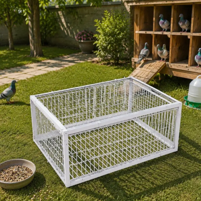 Multi-Functional Pigeon Cage, Outdoor Roof Home Balcony Universal Automatic Door, Secure Anti-Escape Pigeon Cage for Home and Farming