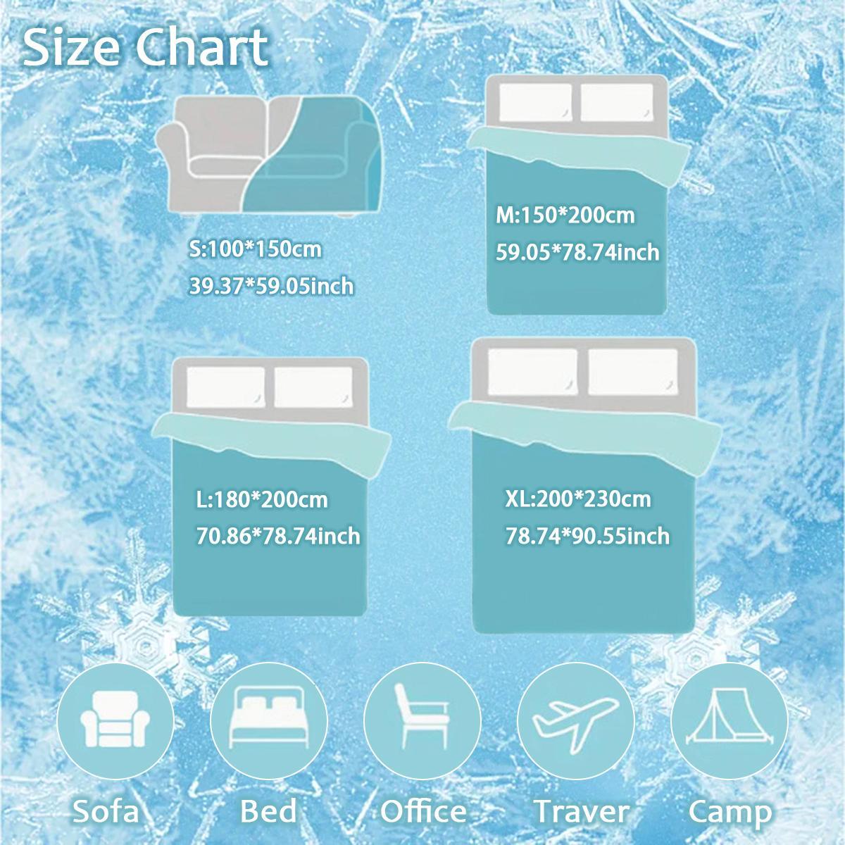 Cooling Lightweight Cozy Blanket, Soft Comfortable Breathable Lightweight Cooling Blanket, Machine Washable Summer Cooling Blanket for Hot Sleepers, Soft Winter Blanket, Bedding for Home Bedroom, Living Room, Summer Blankets, Soft Comfy Blanket