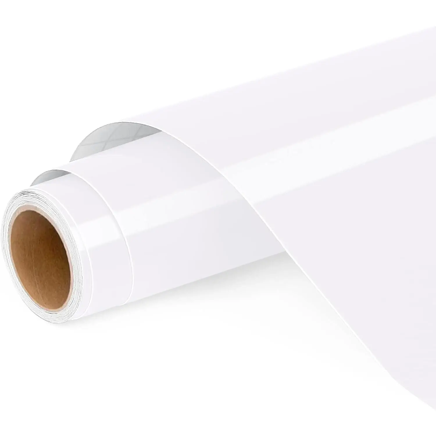 Glossy White Permanent  Roll -12" x 4FT Self Adhesive  for Cup, White  for Birthday , Party Ornaments,  Decor