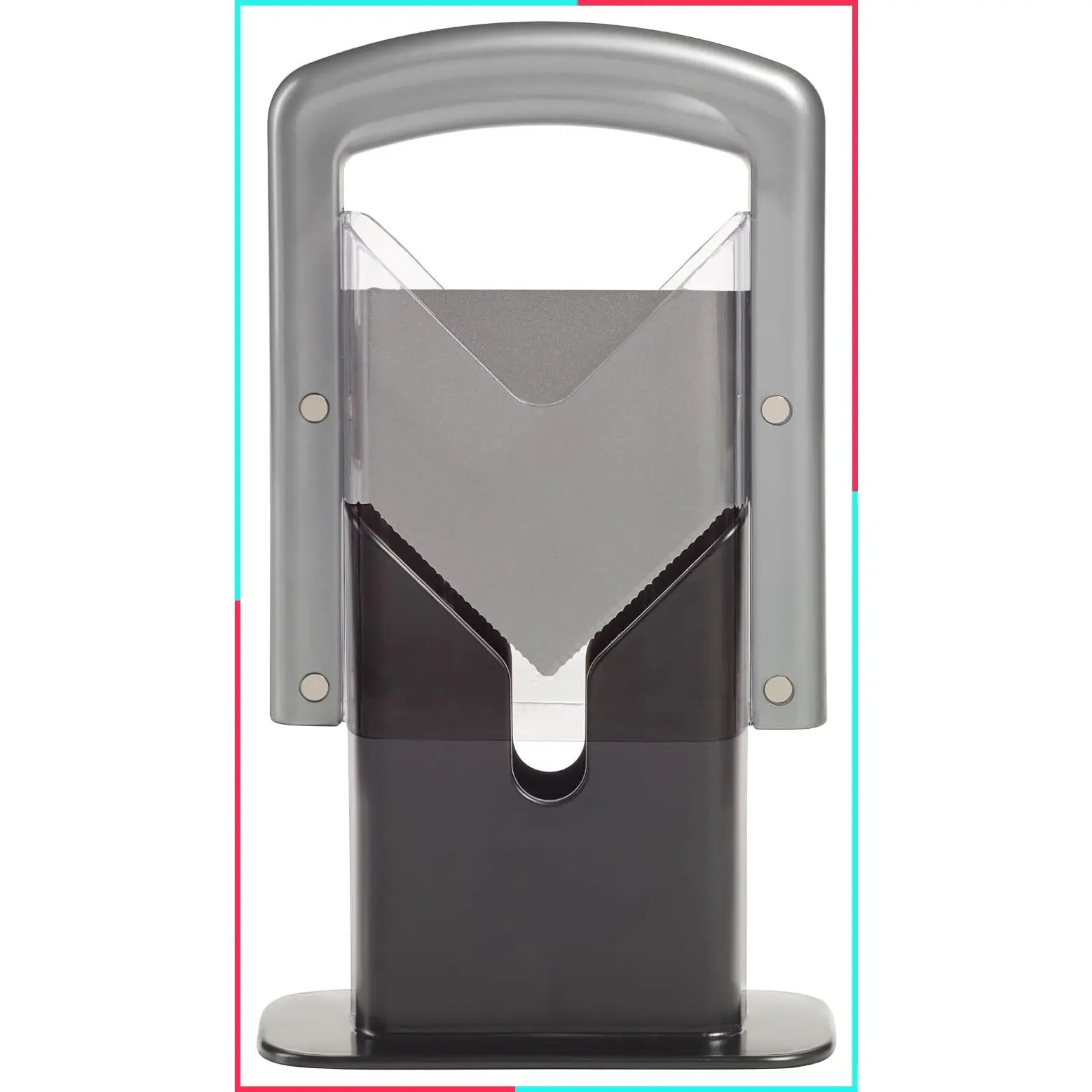 Bagel Slicer and Cutter with Safety Shields - Guillotine Style Cutter for Large and Small Bagels, English Muffins, Buns, and Rolls - Compact, Dishwasher Safe
