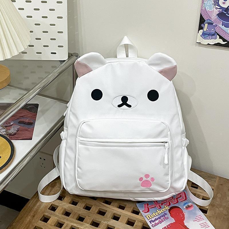 Rilakkuma Backpack Women Anime Relax Bear Student School Bags Girls Boys Outdoor Sport Travel Fashion Rucksack Gift Hot Sales
