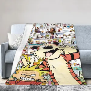 This flannel blanket, themed around cartoon character posters, is incredibly soft and comfortable, suitable for all seasons, and offers you the ultimate comfort experience! This thick, soft, and skin-friendly blanket is the perfect choice for relaxation.
