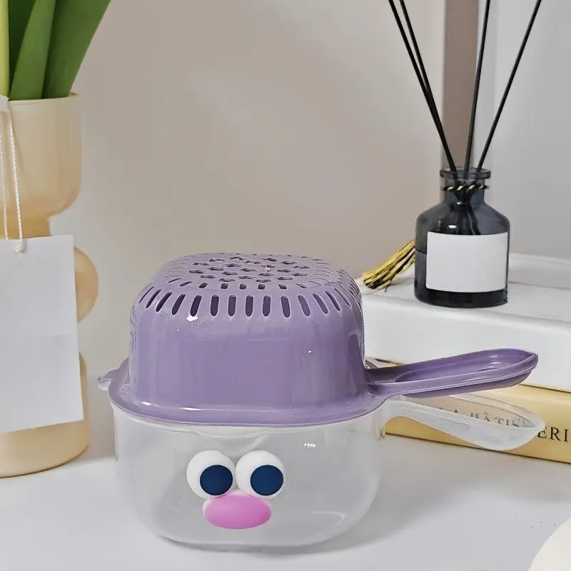 2-In-1 Double-Layer Kitchen Colander, Cute Handle, Duckbill Design, Durable & Easy Clean, Space-Saving Sink Filter, Over The Sink Colander, Food Prep Strainer