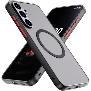 [Strong Magnetic Shockproof] Phone Case: Strong Magnetic for Magsafe Hybrid Shockproof Case for Samsung Galaxy S26 S26 Plus S26 Ultra S25 Edge S25 FE S25 S25 Plus S25 Ultra S24 FE S24 S24 Plus S24 Ultra S20 FE A26/A17 A36 A56 A05S A16 A55 M