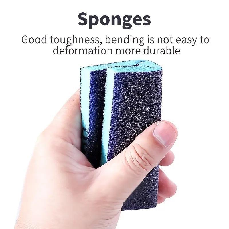 5/6 Piece Sanding Sponge Set, Coarse Medium Fine Abrasive Blocks, Washable Reusable for Metal Wood Glass, DIY Craft Supplies