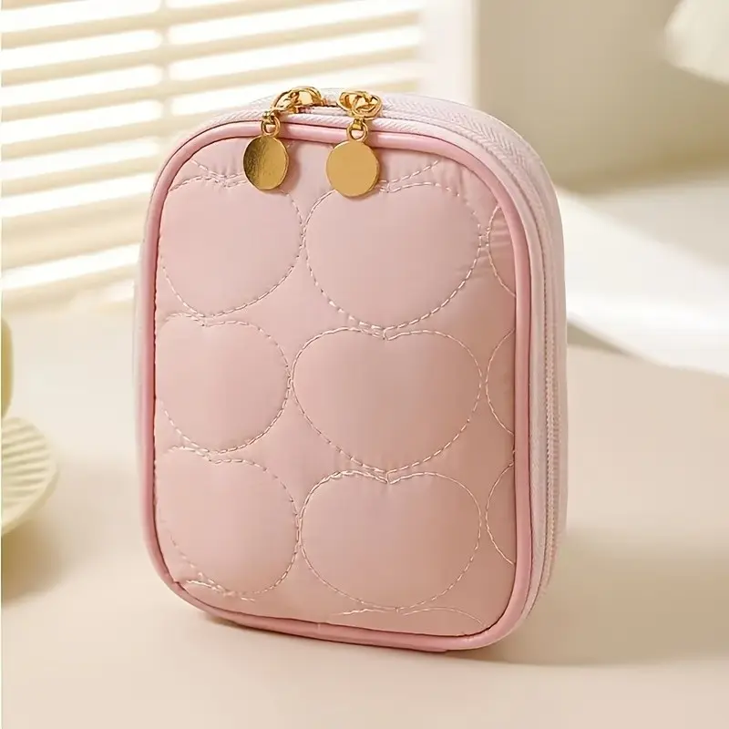 Mini Lipstick Cosmetic Organizer Bag, Portable Makeup Storage Pouch, Travel Essential, Perfect Gift for Holidays, Birthday, Christmas