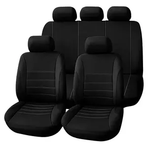 5 Seats Car Seat Covers Universal Set, for Front & Rear Seats,Comfortable Durable Car Seat Protectors,fits Most Autos SUVs Vans Trucks, Car Interior Accessories
