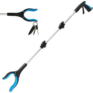 Grabber Reacher Tool for Seniors, 43" Foldable Reacher Grabbers Pickup Stick with Anti-Slip 360? Rotating Jaw, with  for , After