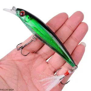 7 PCS Realistic Minnow Fishing Lure, Hard Artificial Bait With Natural Swimming And Flash Action For Bass Fishing, Trout Fishing, Freshwater And Saltwater Fishing, Kayak Fishing, Shore Fishing And Outdoor Anglers