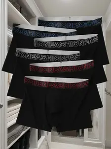 Men's 6-Pack Fashion Briefs, 93% Polyester + 7% Spandex, Breathable, Sweat-Wicking, Anti-Roll, Comfortable, All Seasons Underwear
