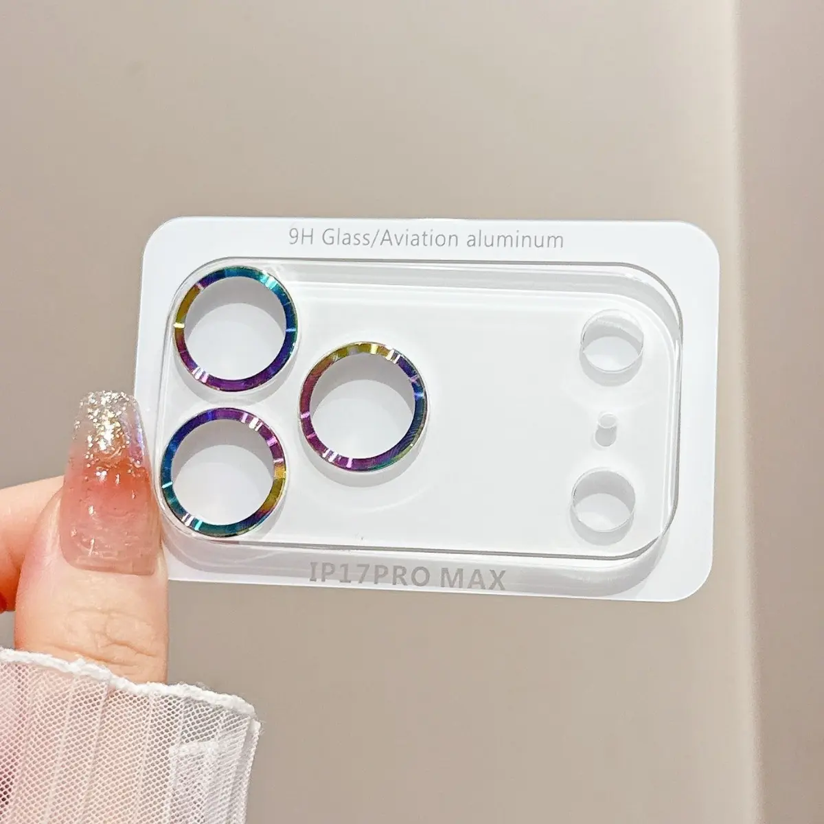 Full Wrap Anti-Drop Phone Camera Lens Protector Film for iPhone 17 Pro Max,17 Air,16 Pro Max,15,14,13, High Transmittance Lens Cover Sticker