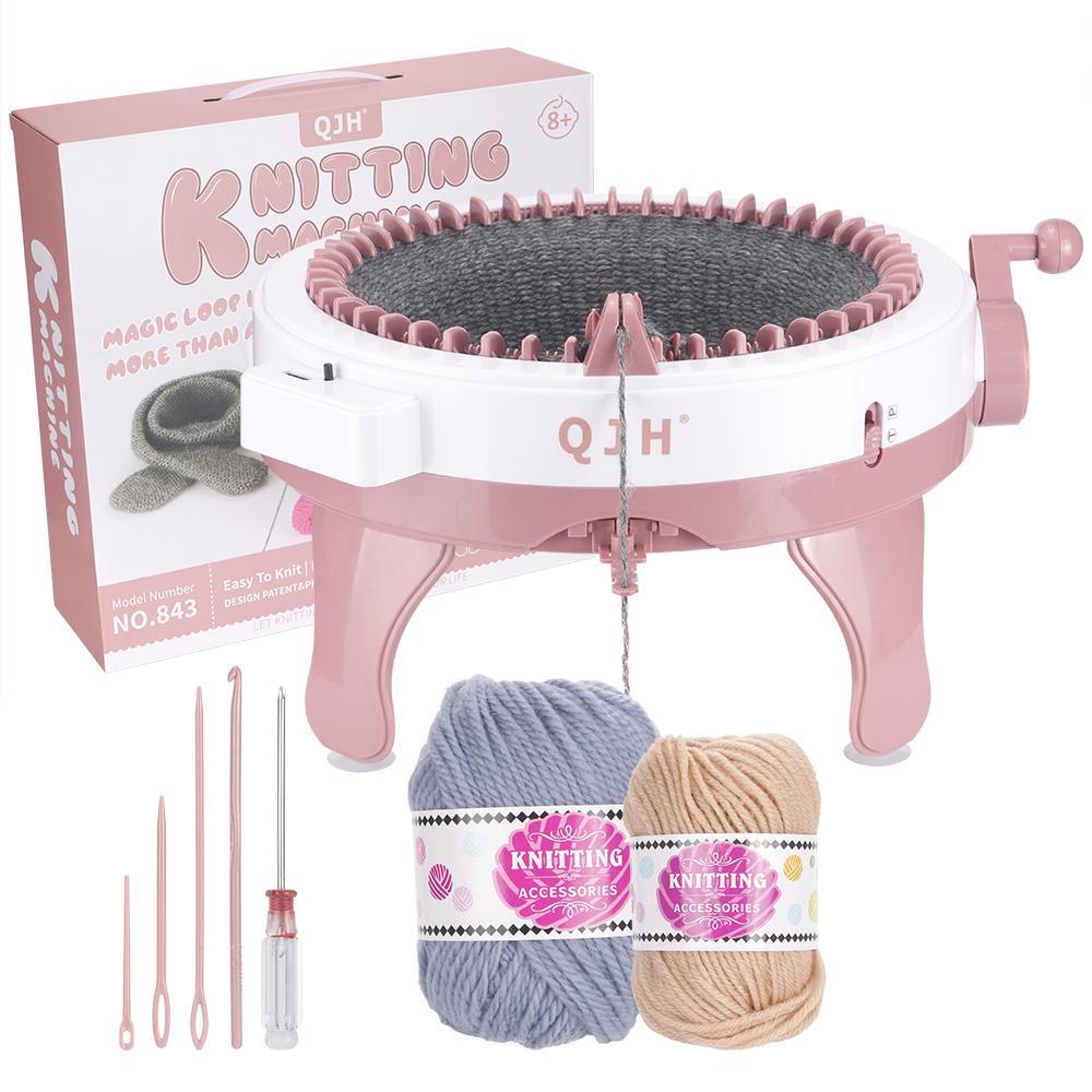 1 Set 48 Needles Handmade Knitting Machine, Handmade DIY Scarf Sweater Hat Sock For Adult & Children, DIY Smart Knitting Machine Gift, for Yarn Handcrafts, DIY Crafts, Knitwear, Handcraft
