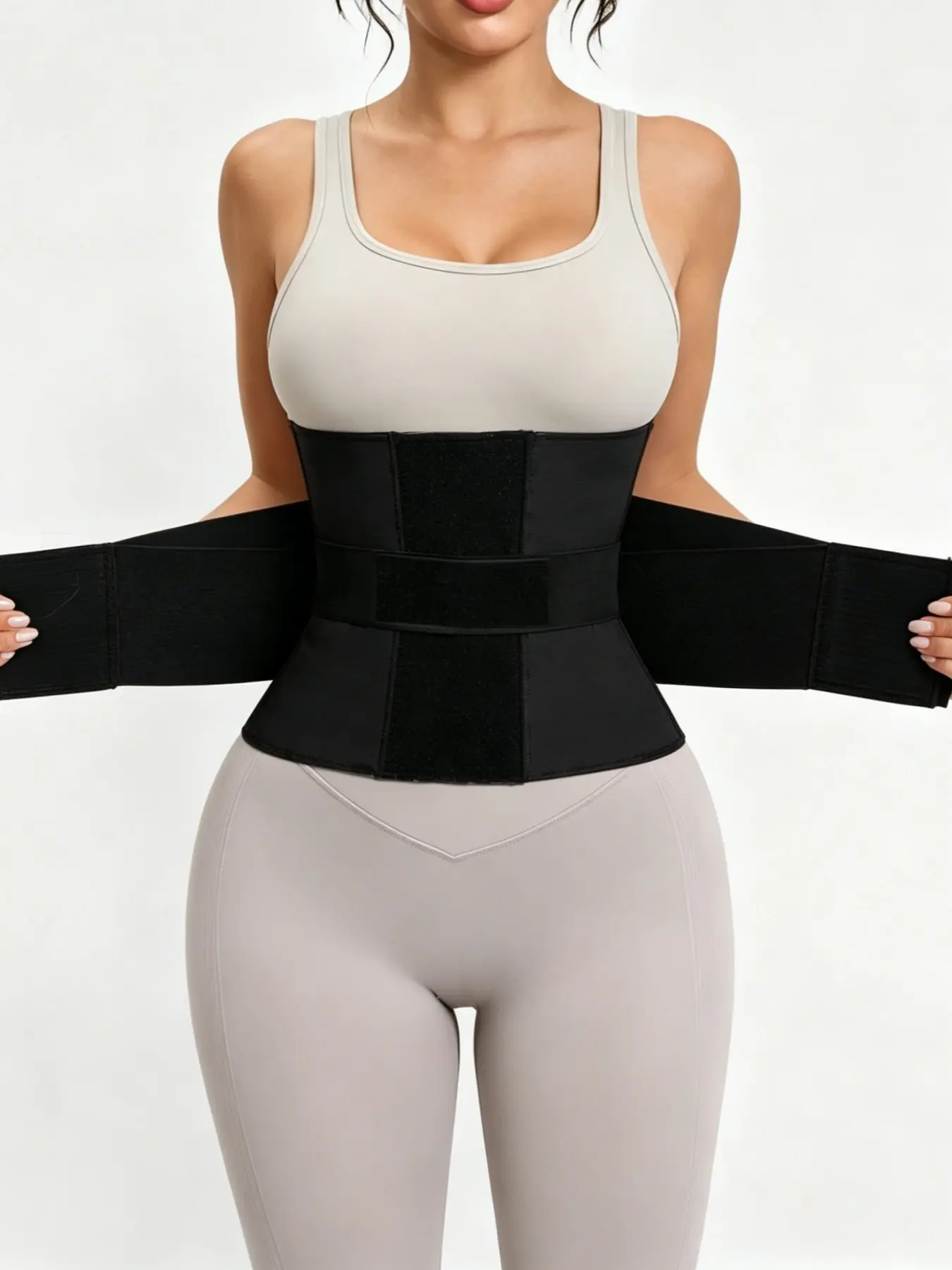 1 Count Leopard Print Adjustable Velcro Waist Trainer, Body Shaper Postpartum, Fajas, Abdominal Binder for Women, Sports Tummy Control Girdle, Elastic Waistband Postpartum Belly Band, Waist Cincher, Suitable For Daily Wear Or Training