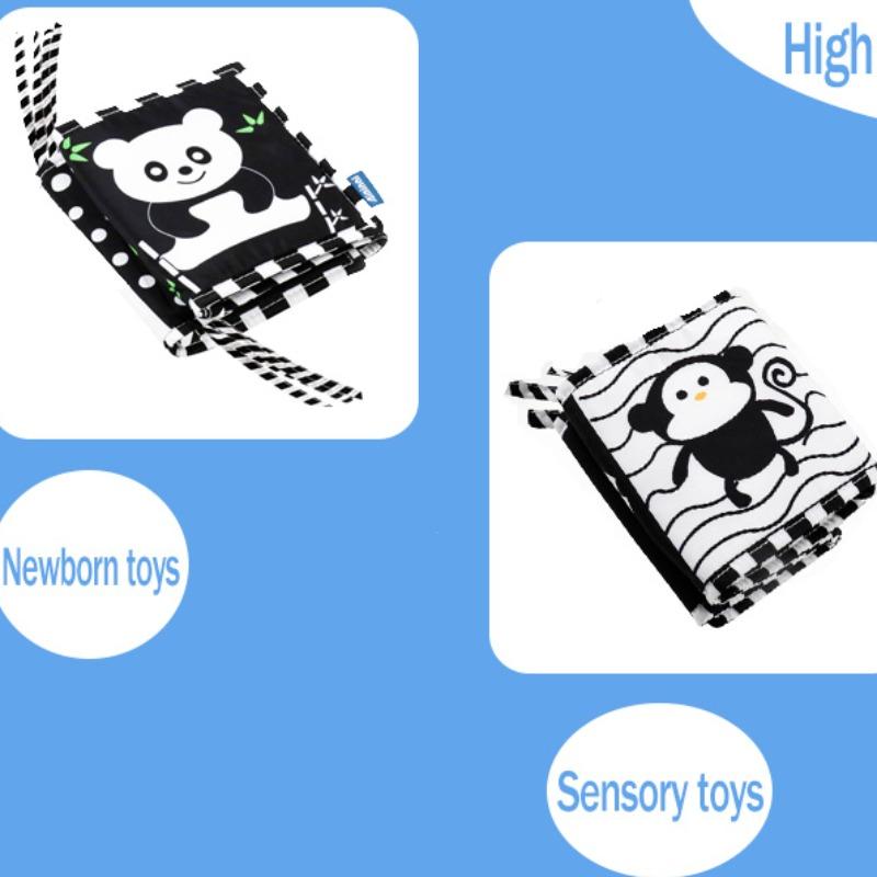 Christmas decorations Baby Toys, High Contrast Soft Cloth Book, Can be Bitten and Tear Not Rotten Paper Toy, Baby Cognitive Learning Supplies, Summer Leisure Activity Props, Christmas stocking fillers, Christmas gifts, Toddler Busy Book